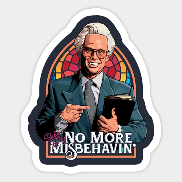 Baby Billy No More Misbehavin Sticker by RetroReview